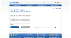 Desktop Screenshot of brainshark.leadfabric.com